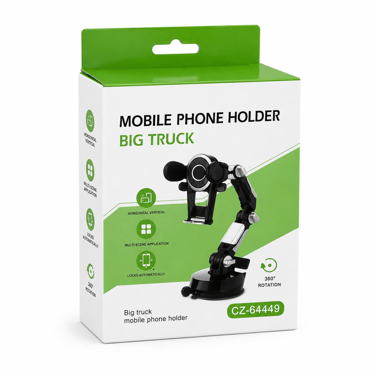 Support voiture ventouse à bras articulé (CZ-64449)