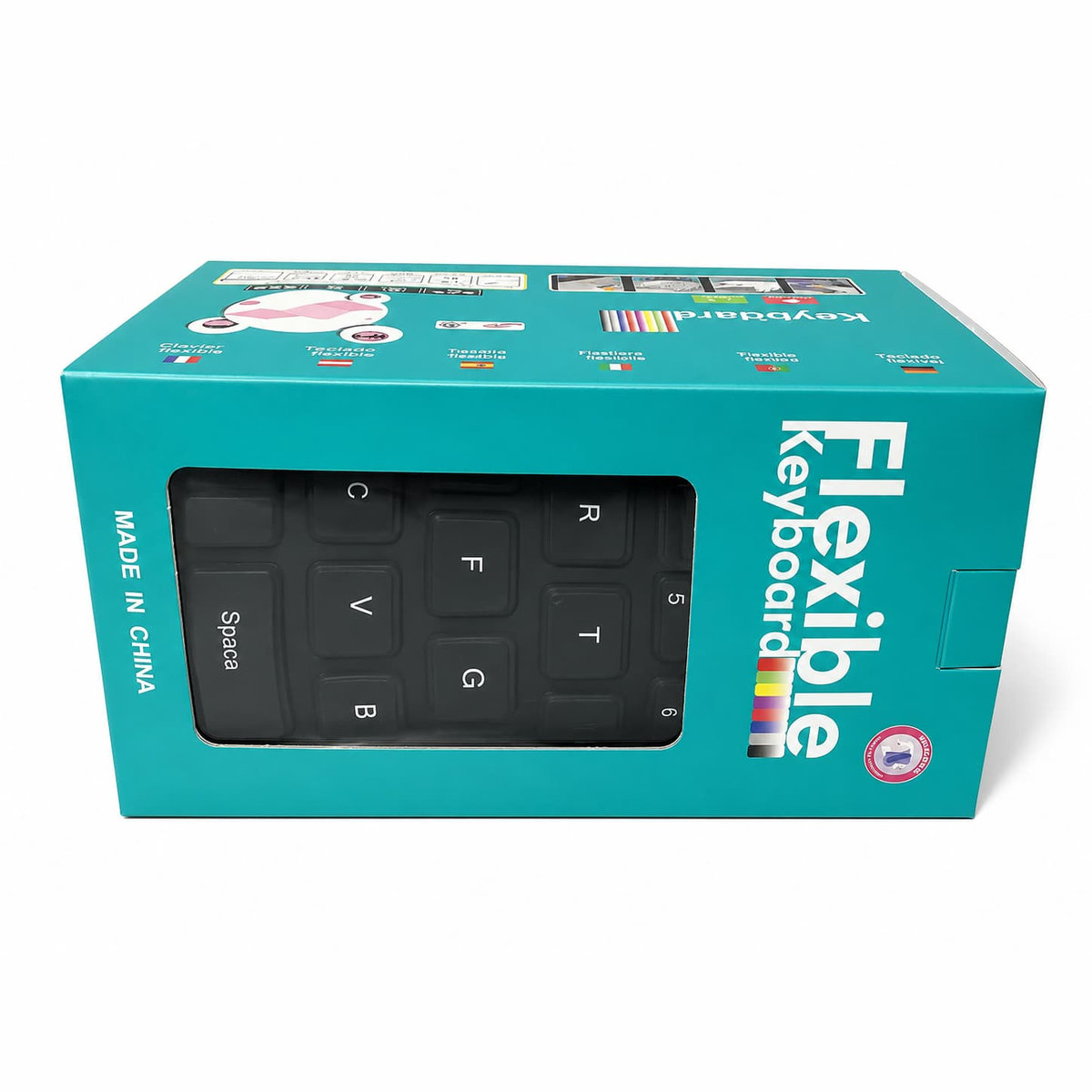 Clavier pliable étanche USB